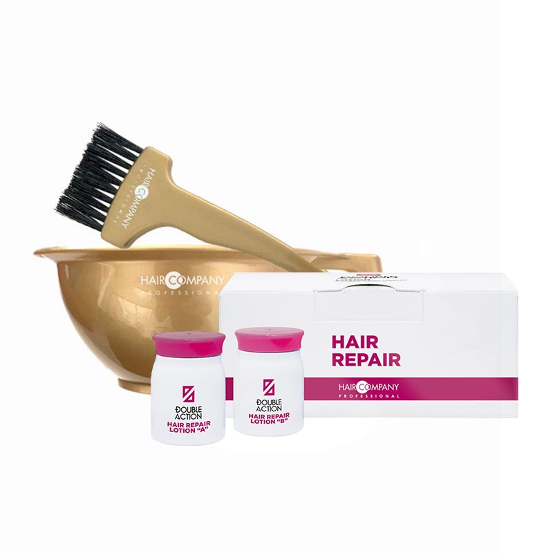 Double Action Hair Repair Lotion "A+B", inkl. Pinsel und Schale